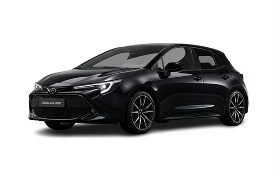 VTC Toyota Corolla hybride noire pour transfert économique à Marseille.