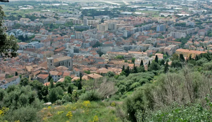 The Giens peninsula in Hyères