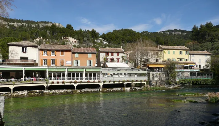 The Sorgue at Fontaine-de-Vaucluse